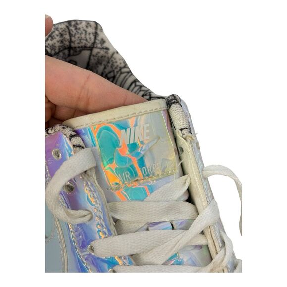 Size 12 - Nike Air Force 1 Premium iD Low Iridescent 779431-991 NO BOX DS RARE - Picture 10 of 11